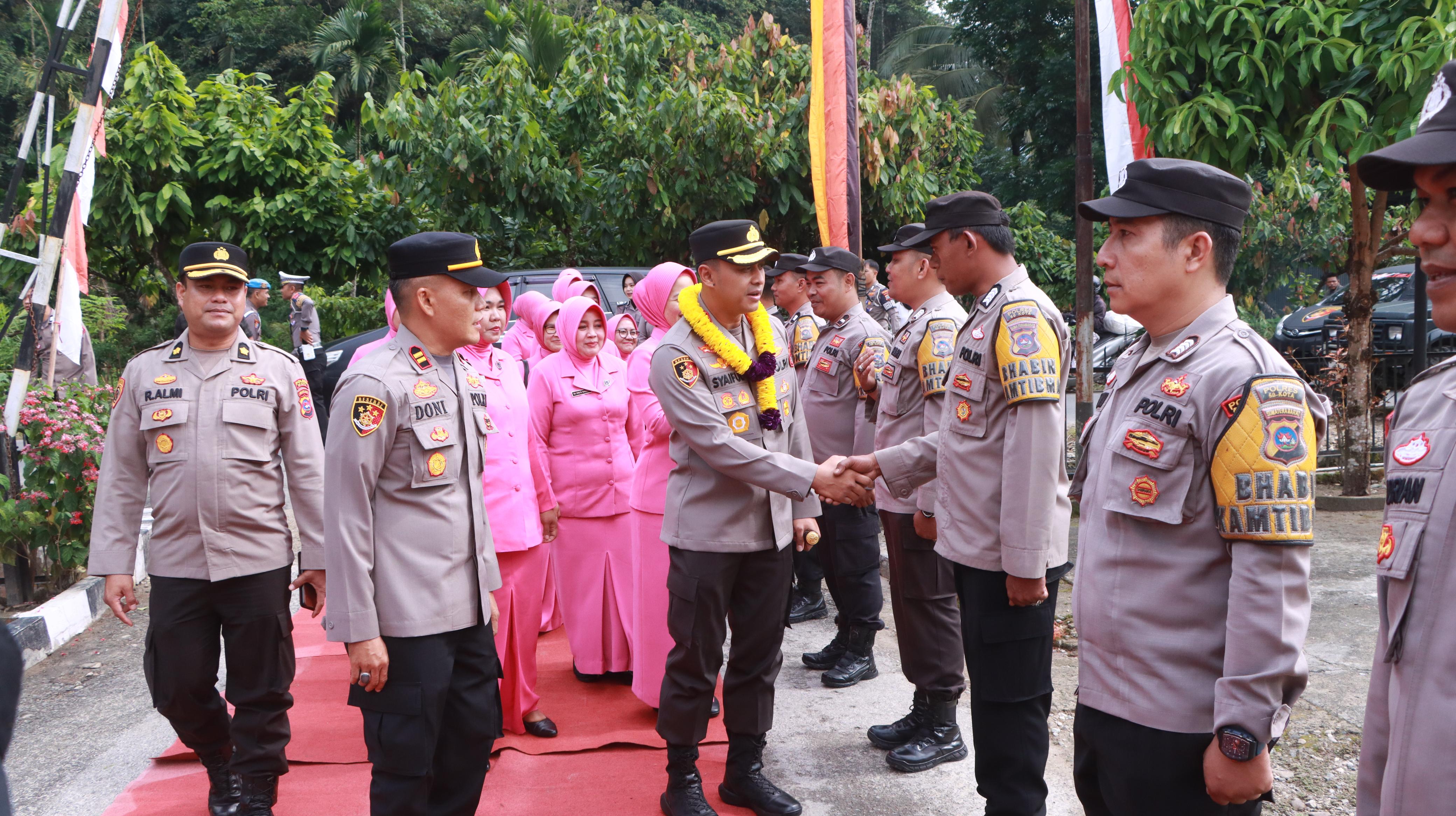 Kapolres 50 Kota Laksanakan Kunjungan Kerja Ke Polsek Kapur IX.