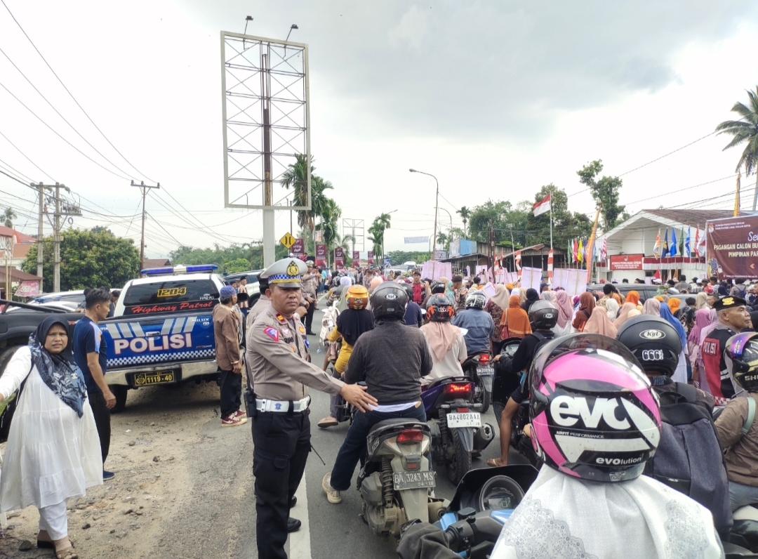 Polres 50 kota sukses amankan pendaftaran 4 Pasang Cabub-Cawabub kabupaten Lima puluh Kota