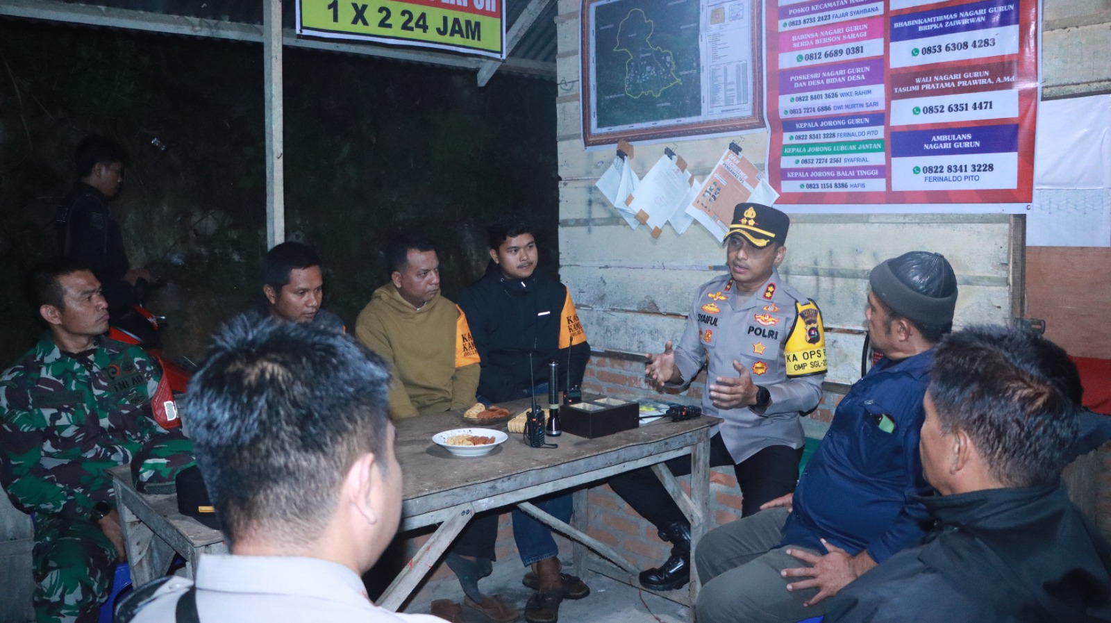 Kapolres laksanakan kegiatan batandang kepada awak satkambling di jajaran Polres 50 Kota