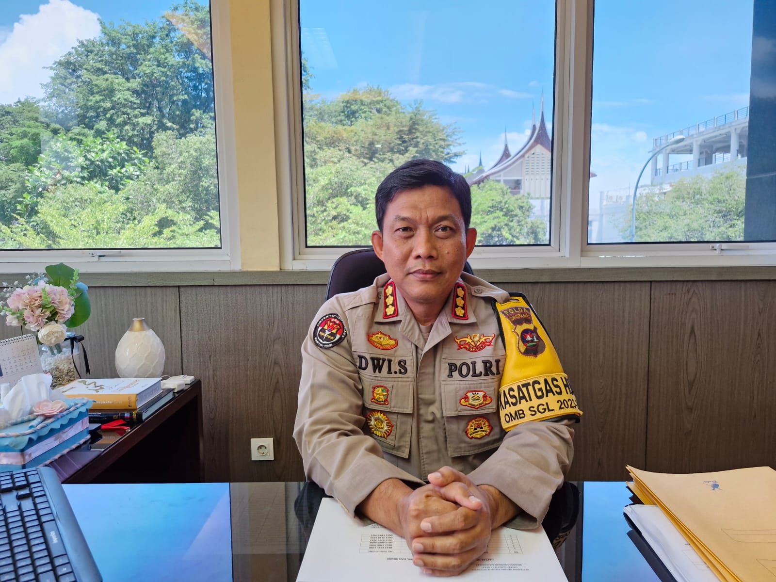 Polda Sumbar Siap Amankan Debat Paslon Gubernur dan Wakil Gubernur Sumbar.