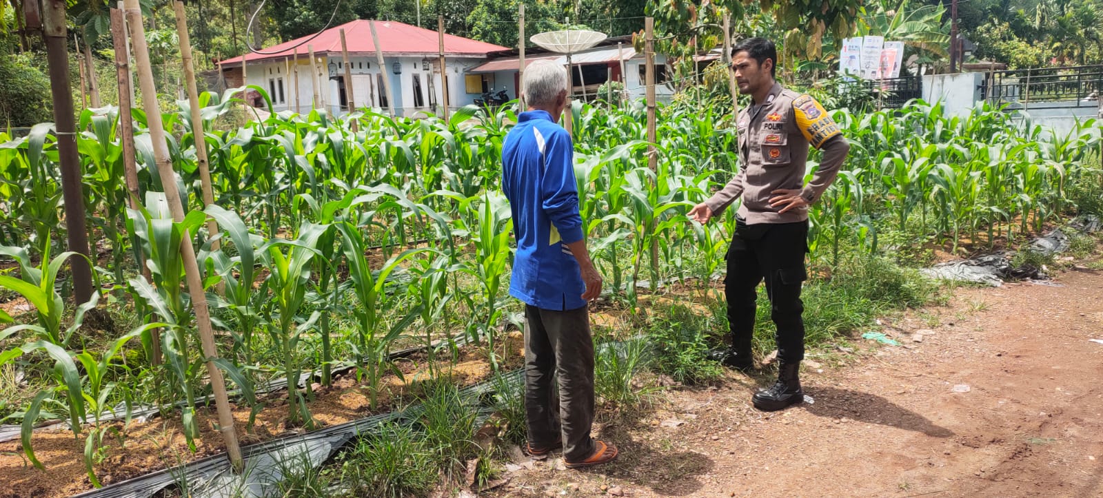 Bhabinkamtibmas Polsek Harau Ajak Warga Binaan Wujudkan Asta Cita Swasembada Pangan