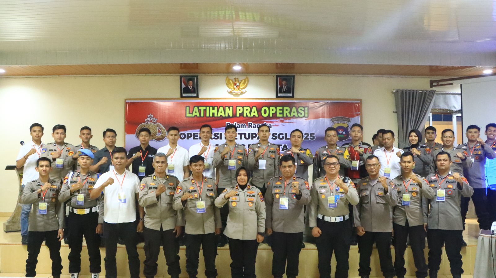 LatPraOps Ketupat Singgalang 2025 Polres 50 Kota