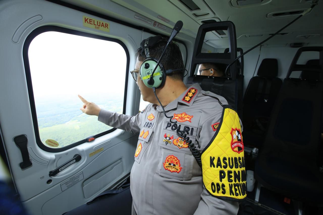 Polri Lakukan Pemantauan Udara Arus Balik, Sistem One Way Berlaku Lancar Hingga Kalikangkung