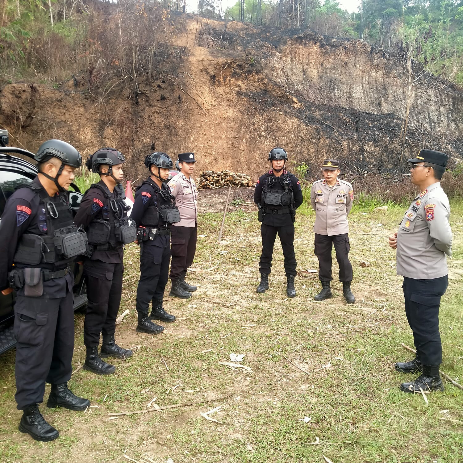 Tim Jibom Gegana Polda Sumbar Amankan dan Disposal Benda Diduga Granat di Harau